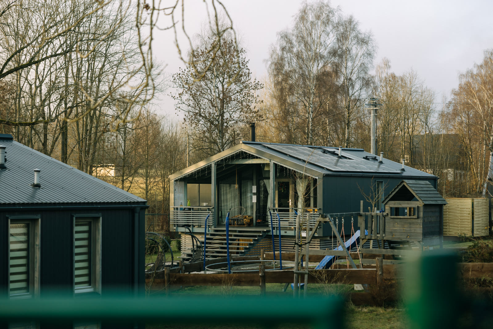 Bohemian Homes cabins beside the Czech countryside